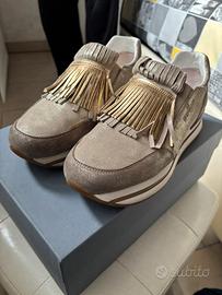 Scarpe Hogan oro e argento donna numero 37