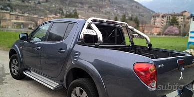 Mitsubishi L200 2005>2015 Roll Bar Inox con stop