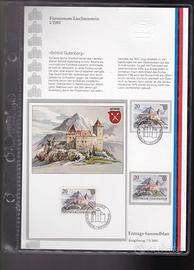 Collezione francobolli Liecthenstein
