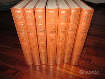 LA SACRA BIBBIA F.lli Fabbri Editori 7 volumi