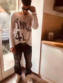 YNW 4L tee custom ricamata a mano