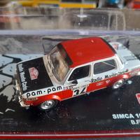 Simca Wrc Modellino Scala 1/43