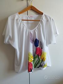 Maglia con paillettes taglia 46