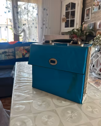 Valigetta porta dischi vintage