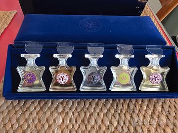 scatola con profumi bond n.9