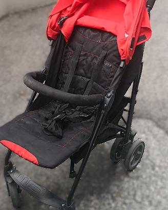 Foppapedretti Hurrà Passeggino,colore Rosso e nero
