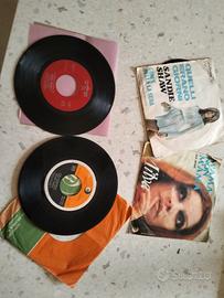 4 dischi in vinile 45 giri anni 60/70