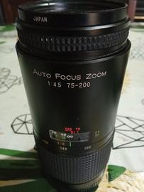 obiettivo Ozunon  75/200 per Sony A 