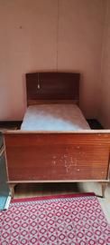 Letto singolo mobile antico n. 2 pezzi