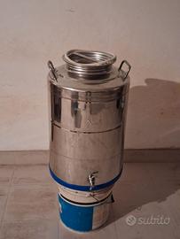 contenitore acciaio inox 50 lt