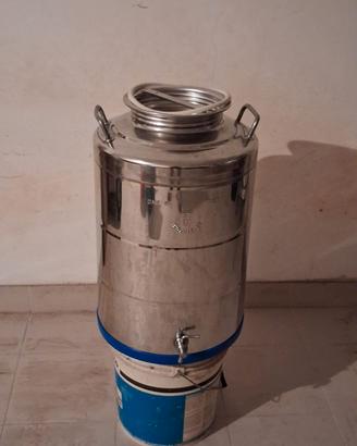 contenitore acciaio inox 50 lt