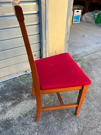 Sedie legno cigliegio
