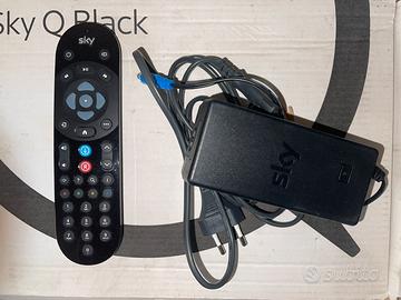 Telecomando Sky Q black e alimentatore