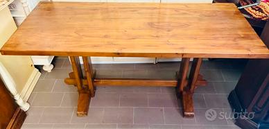 Tavolo fratino in castagno L 172 P 75 H 80