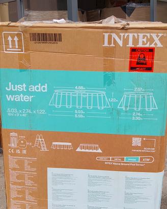 piscina Intex 5 m x 2.74 come nuova 