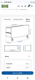 Cassetto per Billy Ikea