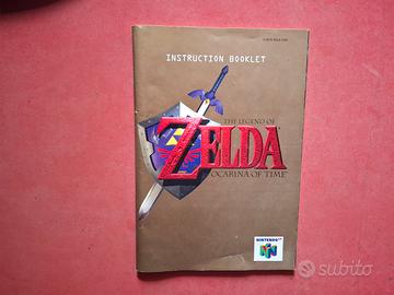 zelda ocarina of time n64 usa gold ed. libretto 