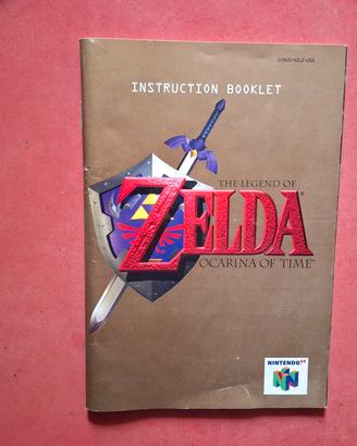 zelda ocarina of time n64 usa gold ed. libretto 