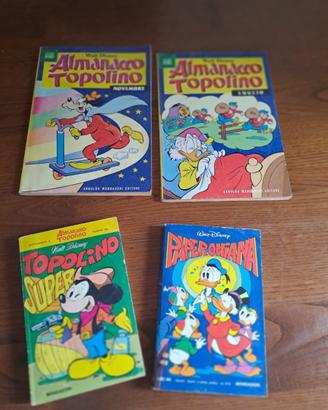 4 fumetti Disney Vintage