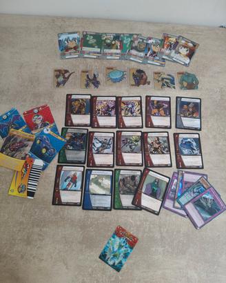 Lotto carte collezionabili Yu-Gi-Oh Beyblade 