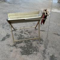 CAVALLETTO CON SUPPORTO MOTOSEGA PER TAGLIO LEGNA