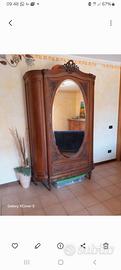 Armadio antico stile bidermaier