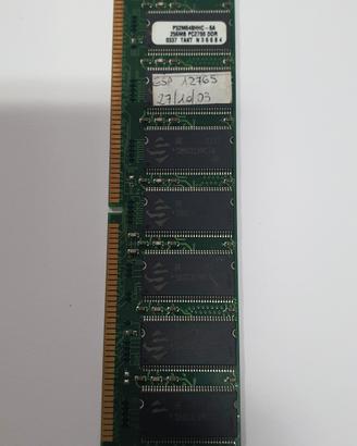 Memoria RAM 256 MB DDR PC2700
