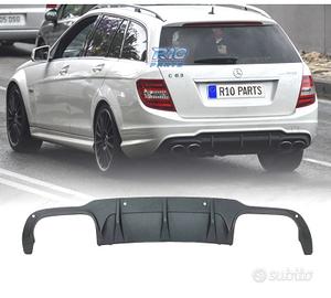 DIFFUSORE MERCEDES CLASSE C W204 11-14 LOOK C63 AM