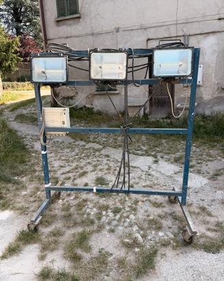 Impianto luci cantiere