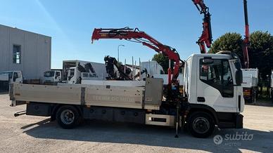 Iveco 100E22 euro 6 gru con attivazioni + cassone 