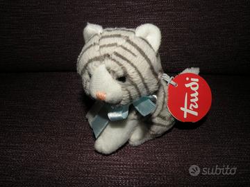 Mini peluche tigre tigrotto grigio Trudi nuovo con