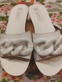 Ciabattine Inblu Bianche n.36