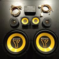 Phonocar Kit 3 vie Y-Line, woofer midrange tweeter