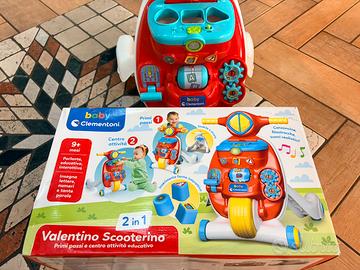 Baby Clementoni Valentino Scooterino Primi Passi