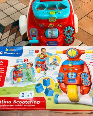 Baby Clementoni Valentino Scooterino Primi Passi