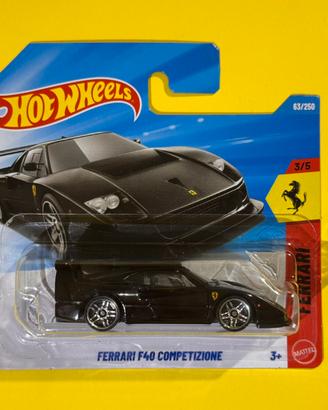 Hot Wheels Ferrari F40 Competizione - Nero 2026