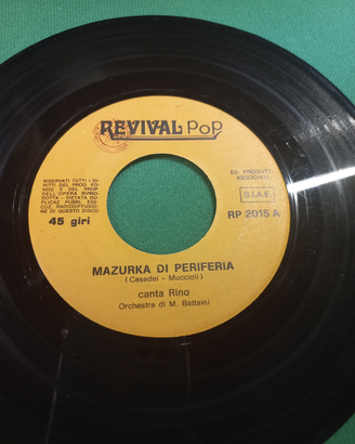 Vinile 45giri MAZURKA di periferia