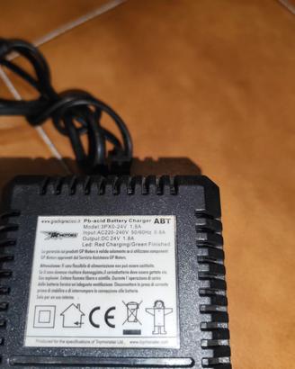 CARICA BATTERIA BICICLETTA/MONOPATTINO ELETTRICO