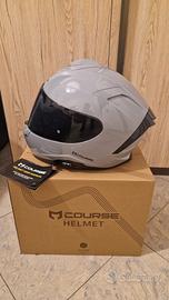 casco moto integrale visiera nera NUOVO