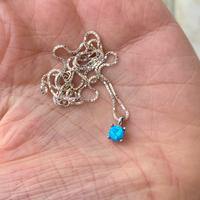 Collana venziana argento 925 e opale egiziano
