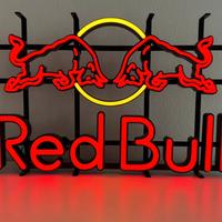 Insegna luminosa red bull vintage