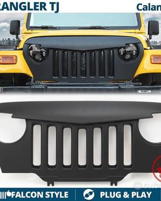 CALANDRA Griglia PER Jeep WRANGLER TJ NERO Opaco