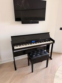 Pianoforte Digitale 88 Tasti con Mobile e Panca