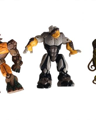 Lotto 3 Action Figures Mostri Gormiti / Ben 10 