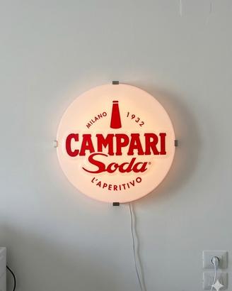Insegna luminosa campari
