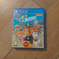 paw patrol al lavoro gioco per ps4