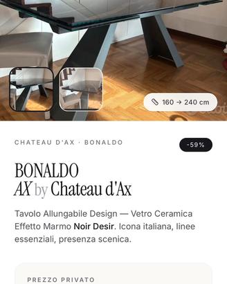 BONALDO AX by Chateau d'Ax