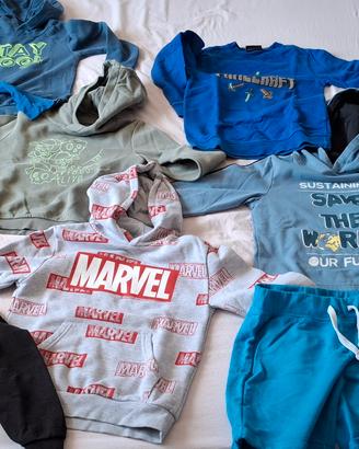 Stock vestiti bambino 7-8 anni 16 pz