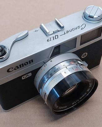 Canon Canonet fotocamera vintage  con custodia