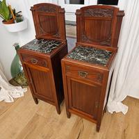 Coppia di comodini stile Liberty primi del '900